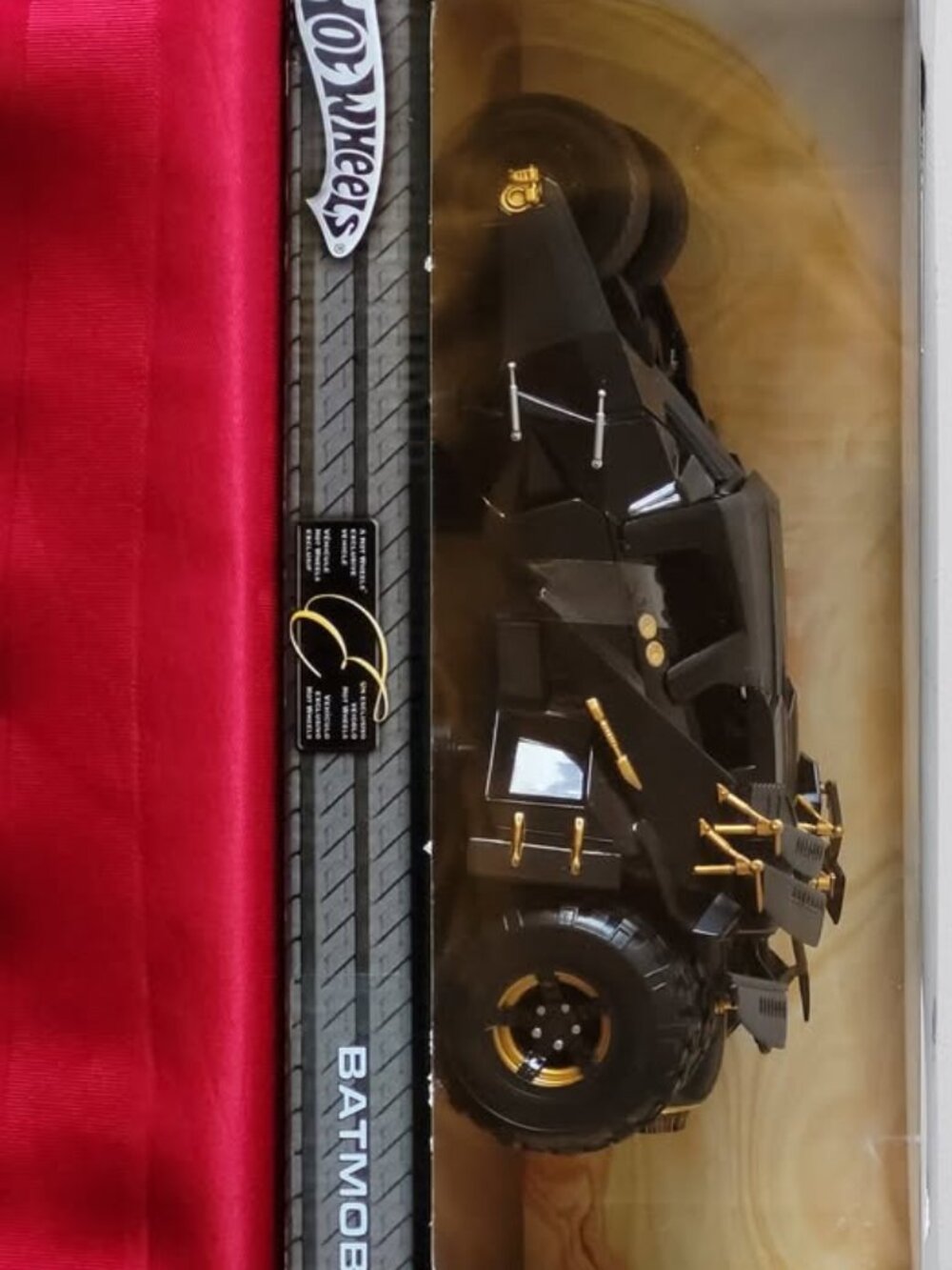 2004 HOT WHEELS, BATMOBILE TUMBLER, 1:18 FIRST RELEASE, MINT!!!